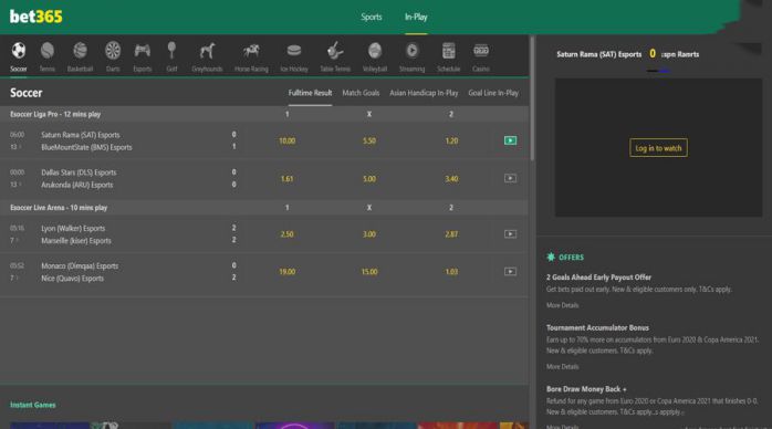 Cá cược trực tuyến Bet365