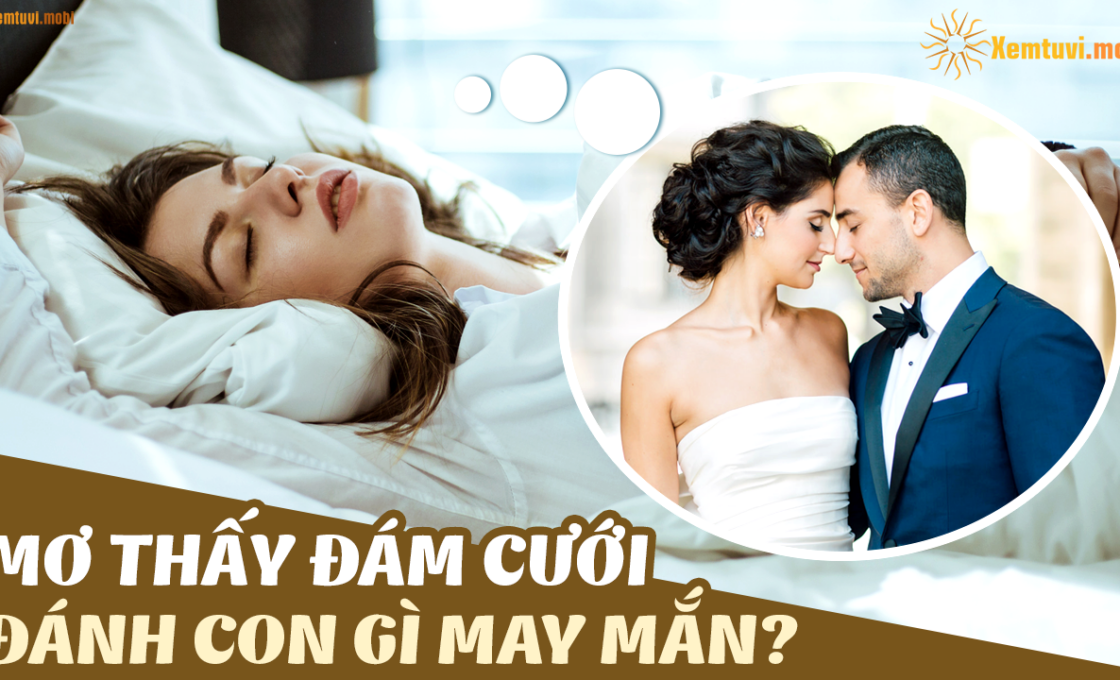 Mơ thấy đám cưới đánh con gì may mắn?